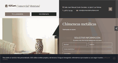 Desktop Screenshot of chimeneasyestufascanarias.com
